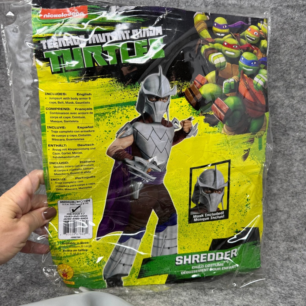 Teenage Mutant Ninja Turtles Shredder Costume‎ Boys Medium 8-10